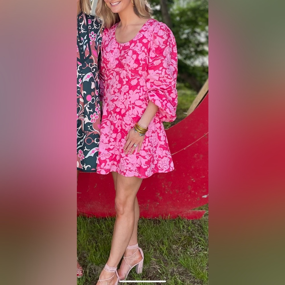 Hyacinth House Balloon Sleeve Sienna Mini Dress